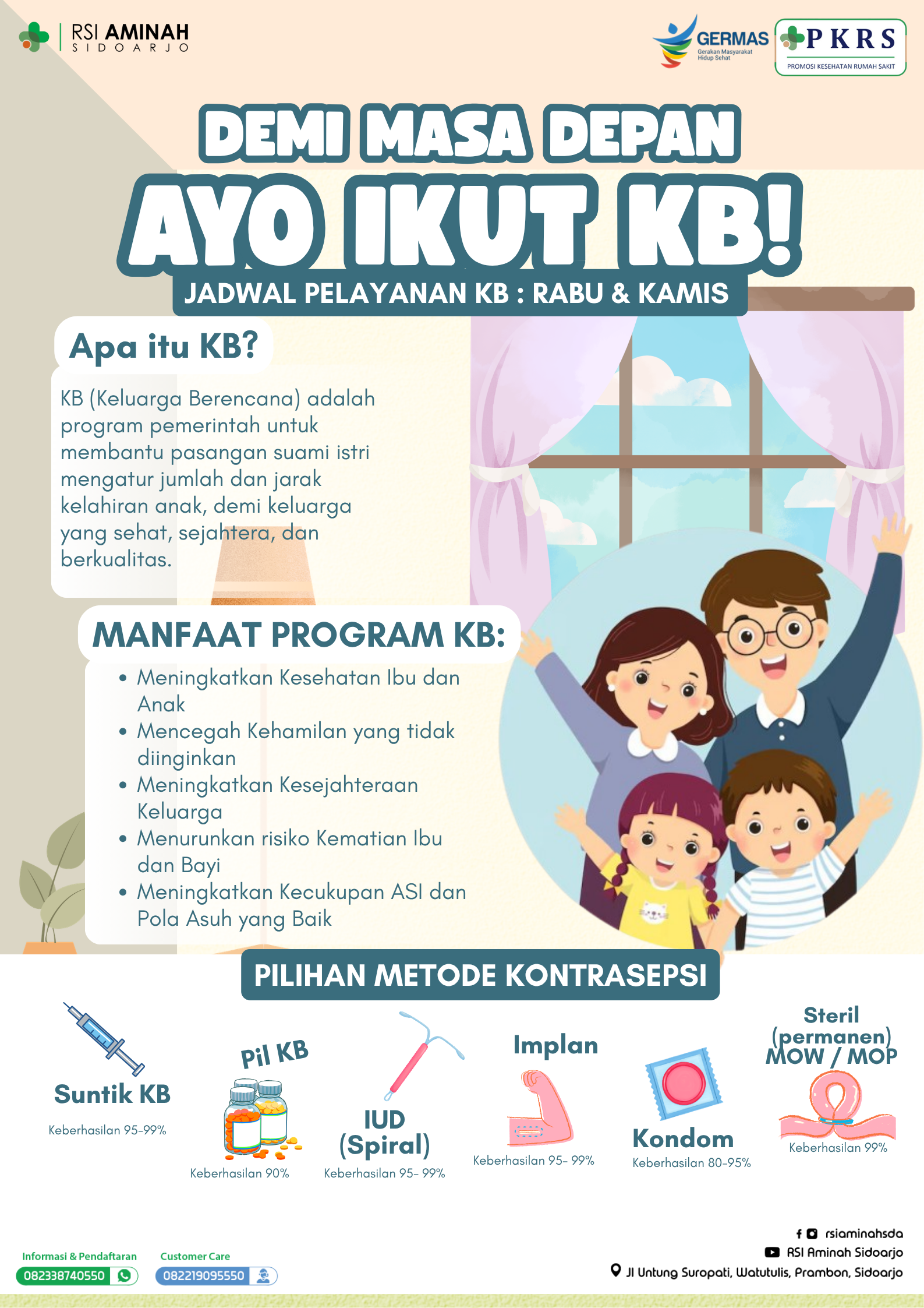 Ayo Ikut KB demi masa depan yg Baik