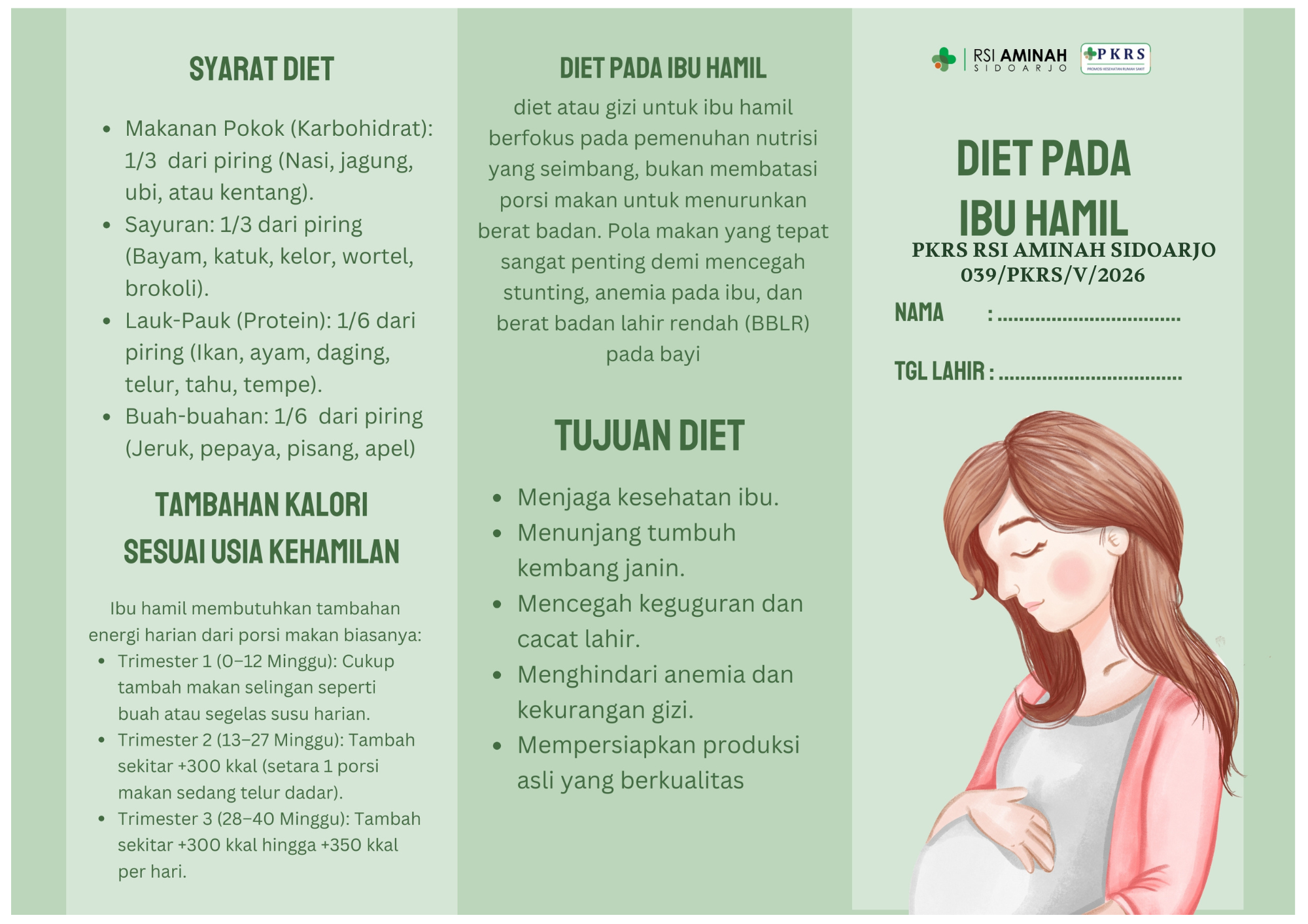 Diet Sehat Ibu Hamil