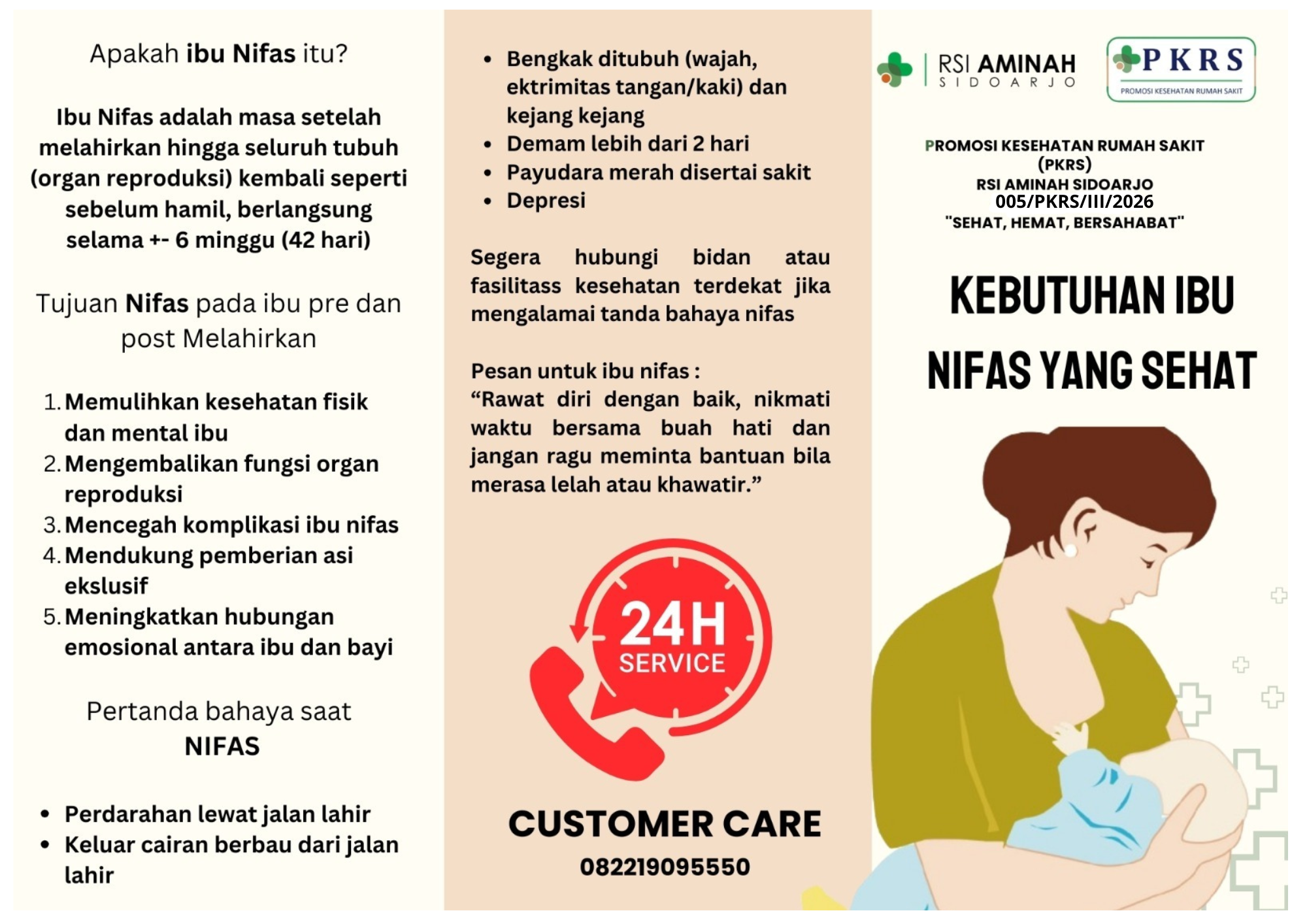 Kebutuhan Ibu Nifas yang Sehat