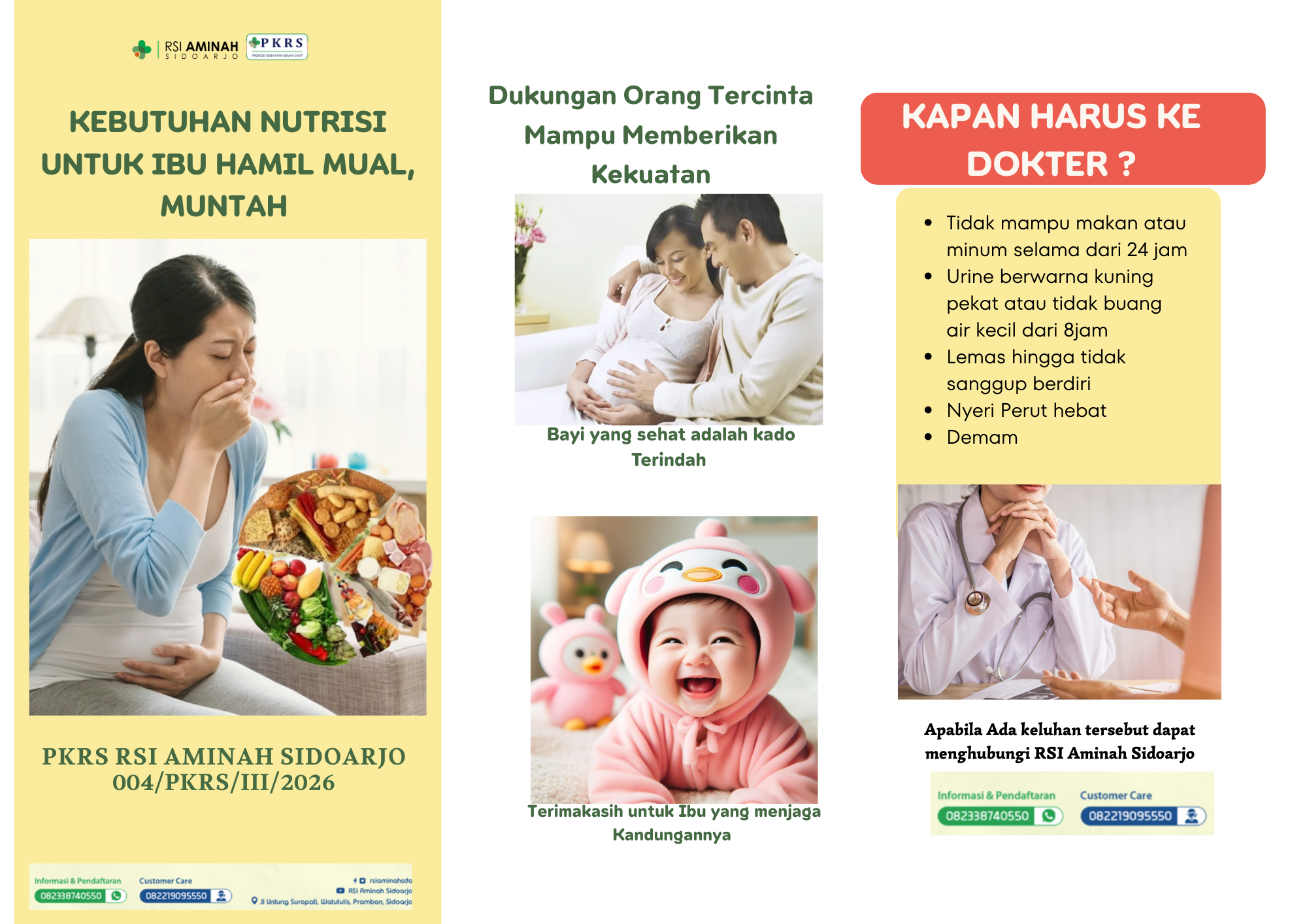 Kebutuhan Nutrisi Ibu Hamil (Mual Muntah)